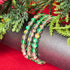 Unicorn Green | Silver | Mermaid Glass Bead Bracelet